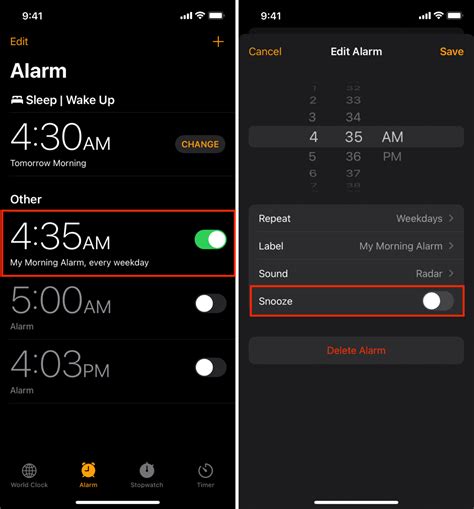 Set, cancel, or snooze alarms .